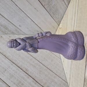 Vintage AVON Roaring Twenties Charisma Lady Purple Empty Perfume Bottle